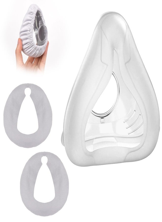 MEDICOLOR Replacement Cushion for F20 Large Along with 2 Mask Liners, Washable Reusable Cushion Covers, Secure Fit, Reduced Air Leaks, and Enhanced Comfort - Image 1